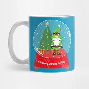 CHRISTMAS With My Gnomie Snowglobe Mug